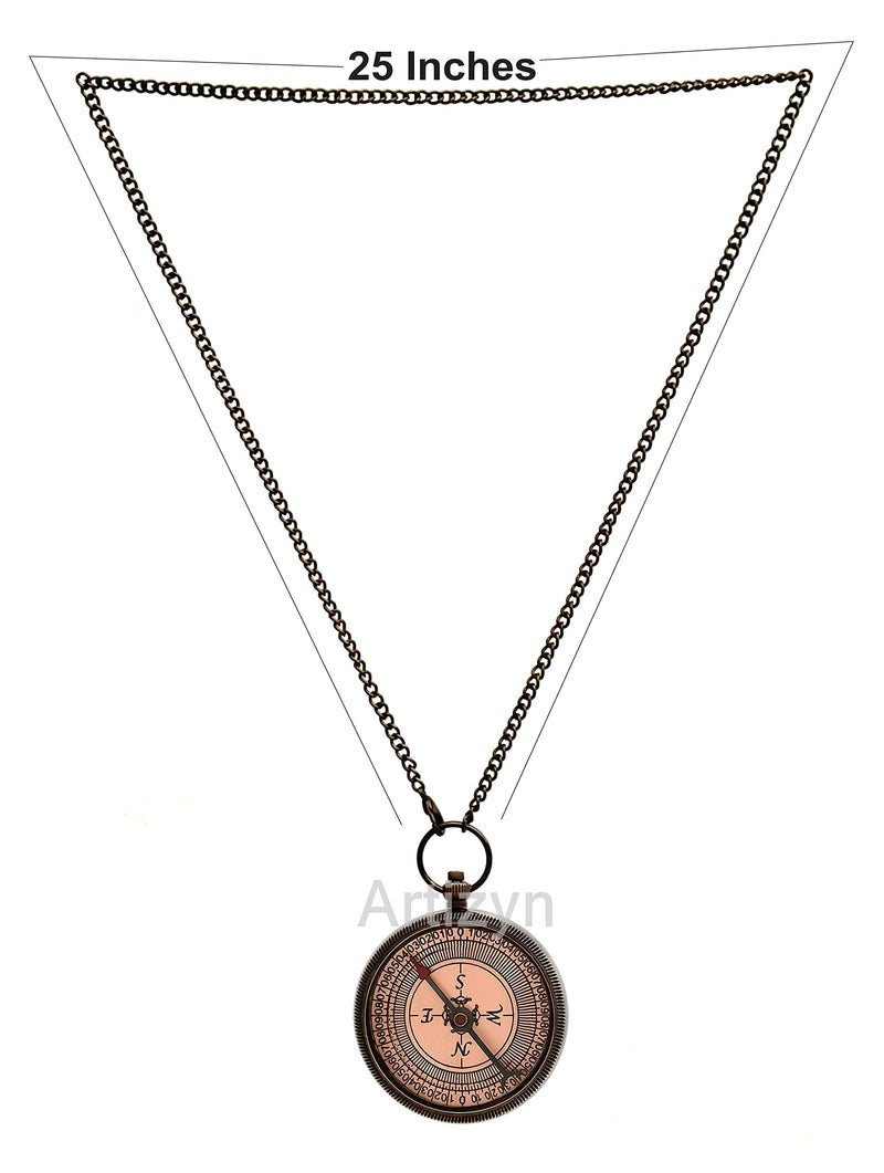 Be Strong and Courageous Quote Brass Locket Compass for Religious Gifts, Confirmation Gifts, Baptism Gifts, Best Easter, Christian Gifts for Men, Catholic Gifts, Gifts for Teen Age, Graduation Gifts. - BeesActive Australia
