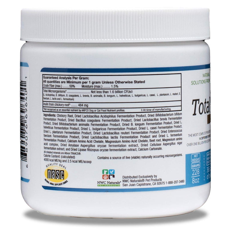 Total-Biotics Probiotic powder for Dogs and Cats. With pre-biotics. Dog Probiotics, Cat Probiotics. Immune Support. 8 ounces - BeesActive Australia