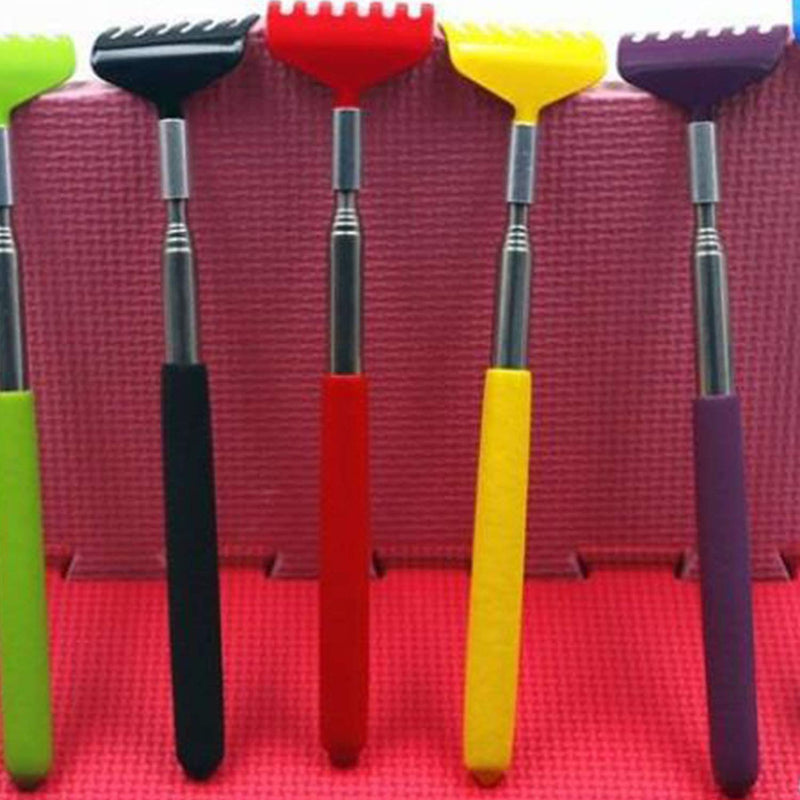 4 Pcs Back Scratcher Portable Extendable Back Scratcher with Telescopic Handle for Head Back Legs and Other Tickling Massage - BeesActive Australia