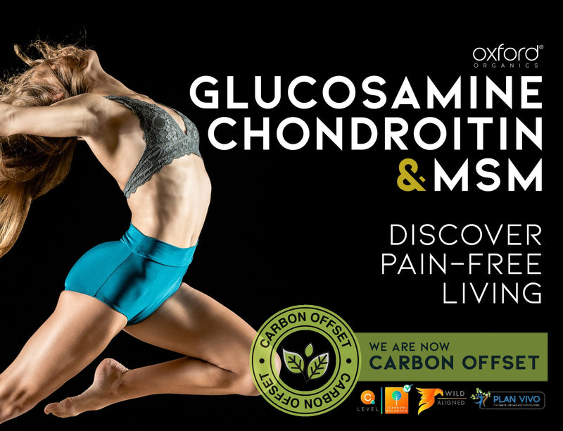 Glucosamine and Chondroitin MSM Tablets High Strength | 300 Glucosamine Sulphate Tablets - with Collagen, Citrus Bioflavonoid and Ginger Root Extract | Glucosamine Tablets Men and Women Made in the UK 300 Count (Pack of 1) - BeesActive Australia