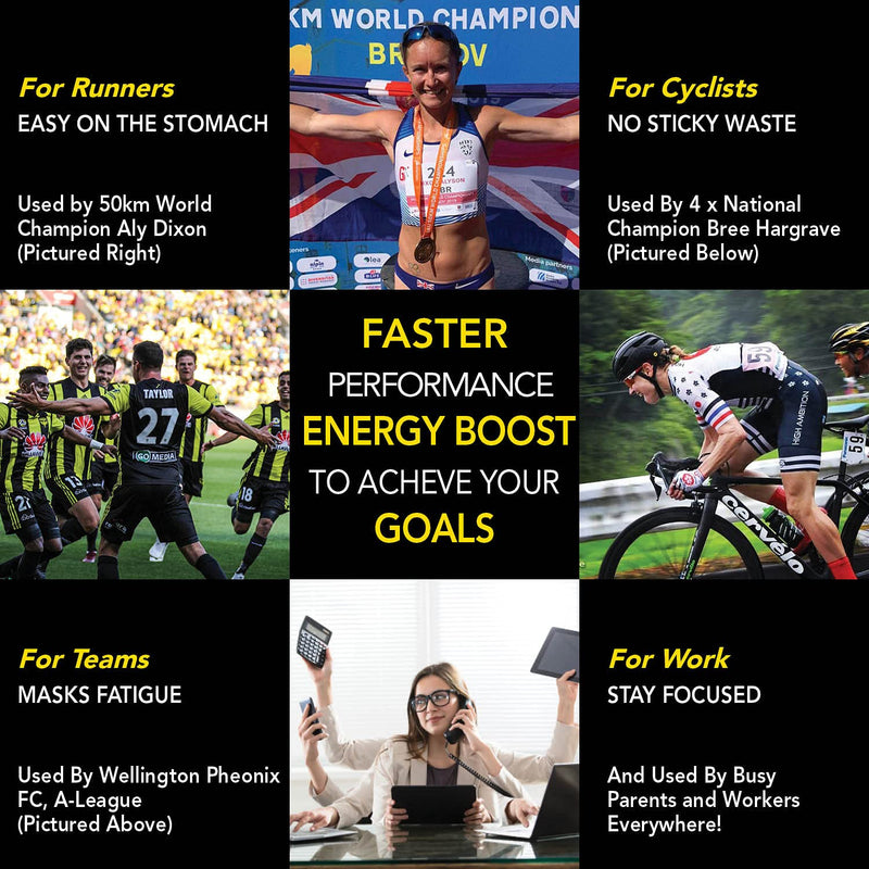 Revvies Energy Strips | Cola Lemon | 25 Strips | 40mg Caffeine Strip | 2 Strip = Coffee/Energy Drink | Less Than 2 Calories | Vegan | 5 x 5PK - BeesActive Australia