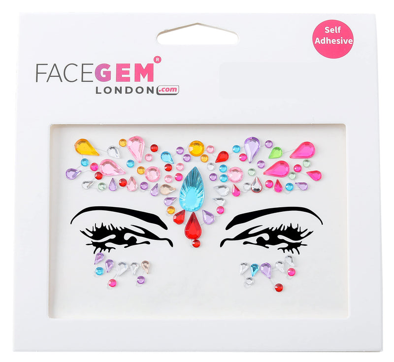 9 PCS Face Gems Adhesive Glitter Jewel Tattoo Sticker Festival Gems Rave Party Body Make Up Z9ZAKMIXA - BeesActive Australia