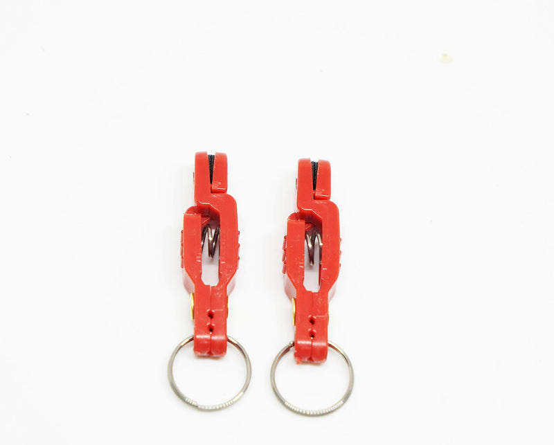 [AUSTRALIA] - Bimini Lures Pro Snap Weights for trolling - Red Clip Red - 2 Clips per pack 