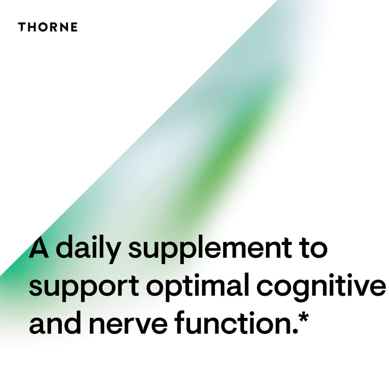 Thorne Acetyl-L-Carnitine - 500 mg - Supports Brain Function and Healthy Nerve Sensations in The Hands and Feet - Gluten-Free, Soy-Free, Dairy-Free - 60 Capsules Standard Packaging - BeesActive Australia