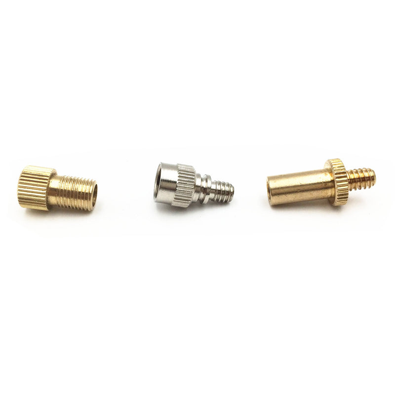 Bike Valve Adapter Set , Presta Valve to Schrader Valve to Presta Valve Converter Bicycle Tube Pump Air Compressor Tools,3 PCS - BeesActive Australia