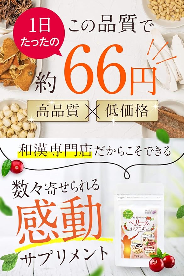 Cranberry Soy Isoflavone 30mg 60 capsules Pepo pumpkin Maca Panax ginseng Seaberry Yam Ginger Equol - BeesActive Australia