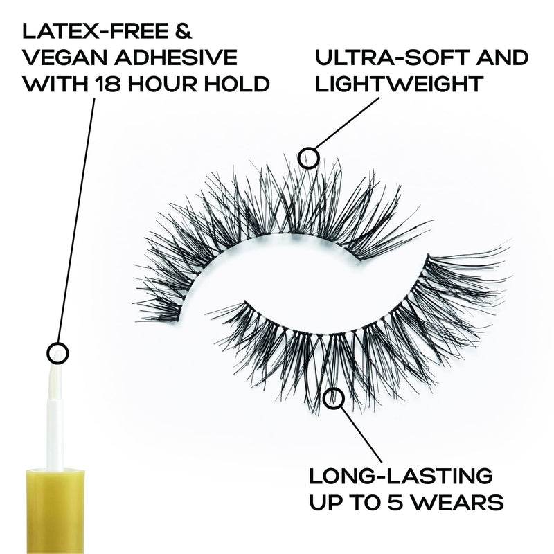 Eylure Naturals 031 False Lashes & Strip False Lashes Texture No. 117 + Strip False Lashes Texture - BeesActive Australia