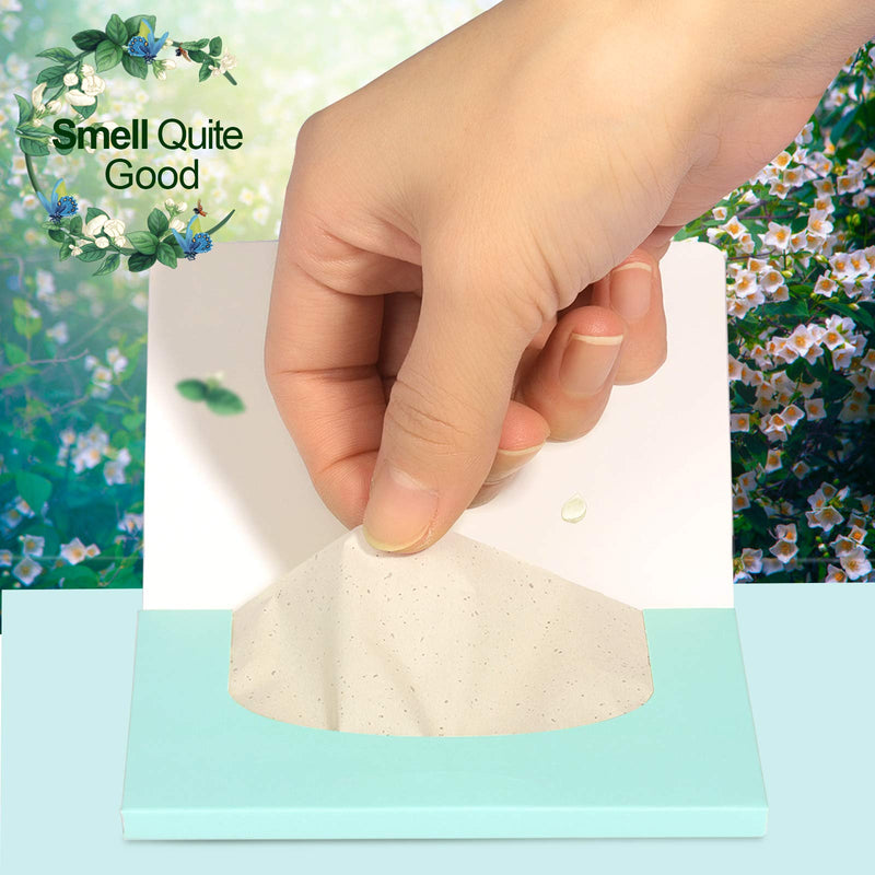 Teenitor 1000 Counts Oil Absorbing Sheets, Oil Blotting Paper, Oil Absorbing Tissues, Face Facial Natural Oil Control Film Blotting for Oily Skin Care Men Women-Jasmine 10 - BeesActive Australia