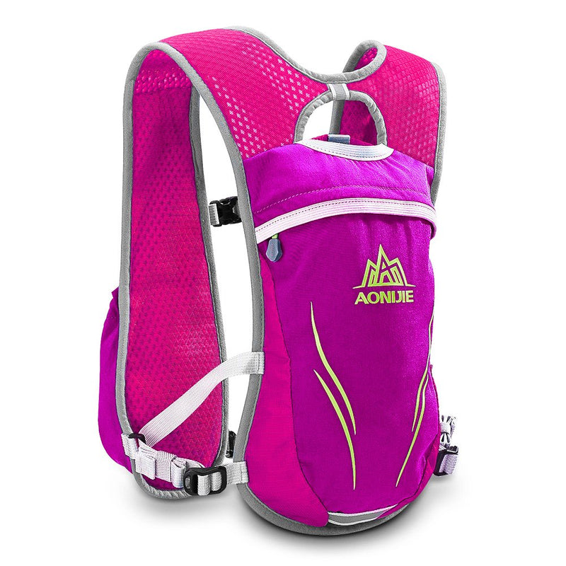 AONIJIE Running Hydration Vest Backpack for Women and Men Lightweight Trail Running Backpack 5.5L Rose Red - BeesActive Australia