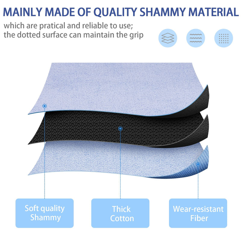 Aoriher Microfiber Bowling Towel EZ Grip Bowling Ball Towel 10 x 8 Inch Bowling Ball Cleaning Pad Bowling Microfiber Pad Bowling Accessories Bowling Rag for Cleaning Bowling Balls Alley Accessories Blue - BeesActive Australia