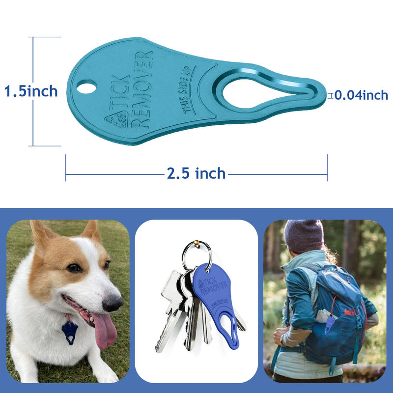 JOTOVO 3 Pack Tick Remover Tool Portable, Tick Removal for Pet and Humans, Safe and Reliable, Pain-Free, Essential Tools for Outdoor Activities - BeesActive Australia