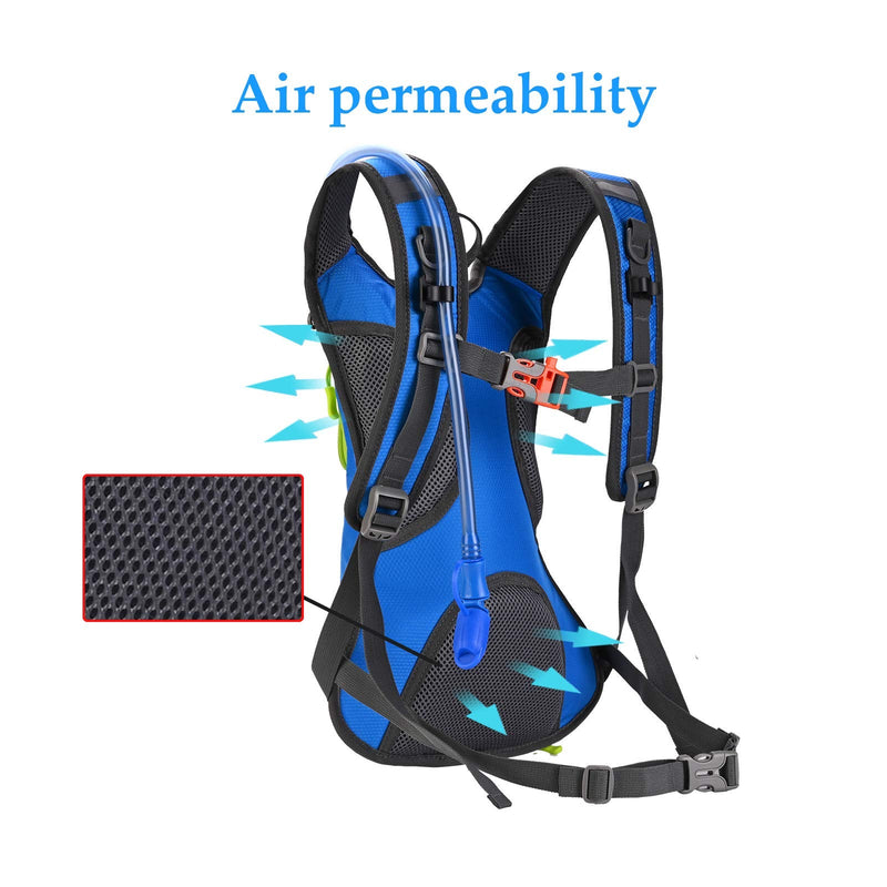 Roptat Hydration Backpack Pack with 2L Hydration Bladder - Lightweight Water Backpack Keeps Water Cool up to 4 Hours Pouch for Women Men Running Riding Biking Style7 - BeesActive Australia