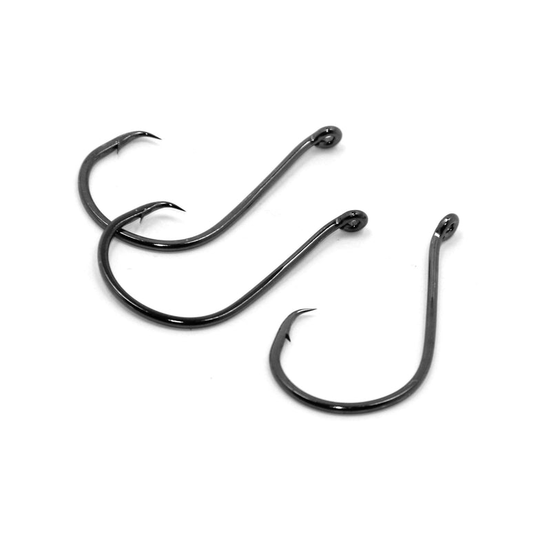 Gamakatsu Circle Offset Point Octopus Hook-Pack of 25 (Black) 4 - BeesActive Australia