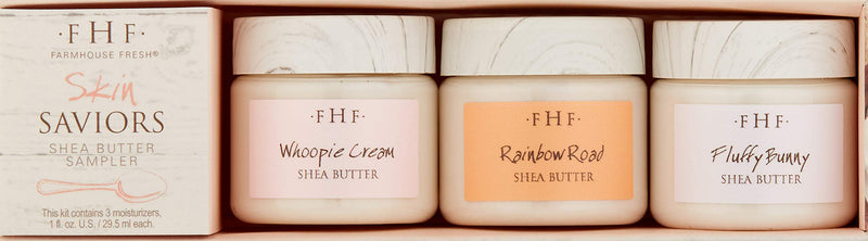 FarmHouse Fresh Skin Saviors Shea Butter Sampler, 3 Count - BeesActive Australia
