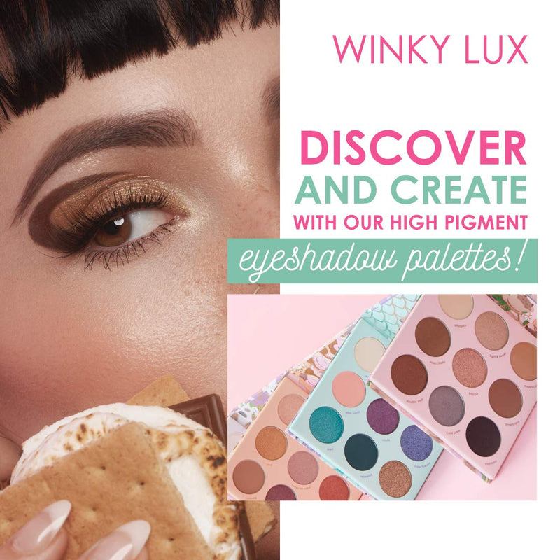 Winky Lux S'mores Face Palette | Highlighter and Eyeshadow Palette | Matte & Shimmer Shades - BeesActive Australia