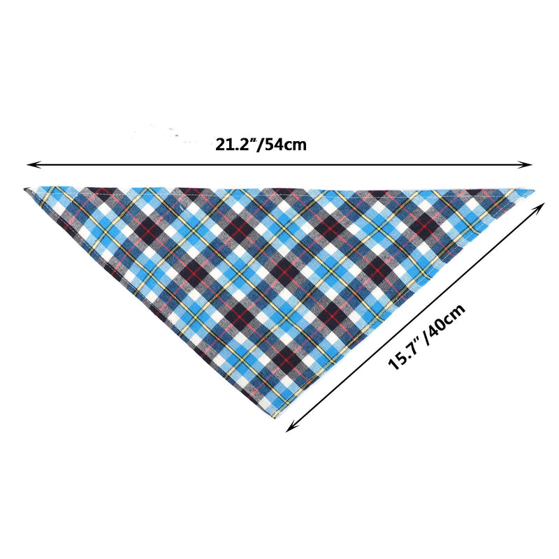 Dog Bandanas Bulk, Segarty 30 PCS Dog Scarves, Plaid Cloth Bandanas Dog Kerchiefs for Small Medium Dogs Puppies, Pet Scarf Fall Handkerchiefs Bib, Grooming Gift 30pcs_Varied Plaid - BeesActive Australia
