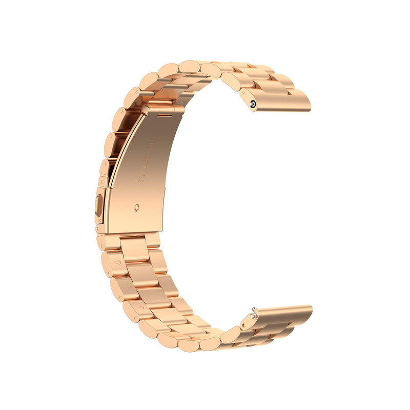 FitTurn Bands Compatible with Garmin Venu 2s SmartWatch -Replacement Classic Stainless Steel Metal WatchBand for Venu 2s SmartWatch (Rosegold) RoseGold - BeesActive Australia