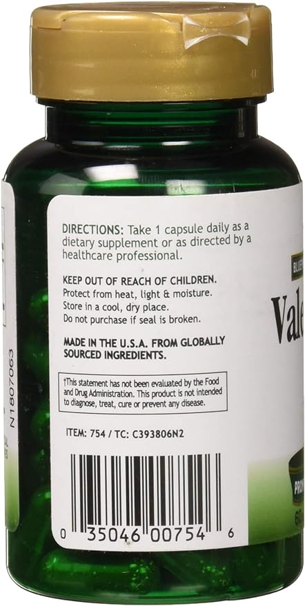 WINDMILL VALERIAN ROOT 450MG CAPSULES 754 60 CAPSULES by WINDMILL MARKETING *** (English Manual) - BeesActive Australia