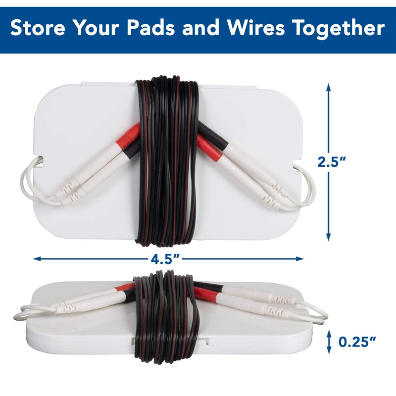 TENS 7000 TENS Unit Pad Holder, Holds (4) 2" X 2" Or (2) 2” x 4” TENS Unit Replacement Pads - BeesActive Australia