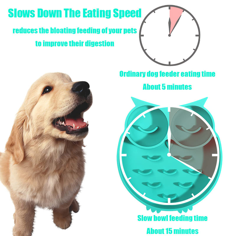 Slow Feeder Dog Bowl for Dogs & Cats, Dog Bowl with Suction Cups, Dog Puzzle Toys, Slow Feeder Bowl for Boredom and Anxiety Reduction. - BeesActive Australia