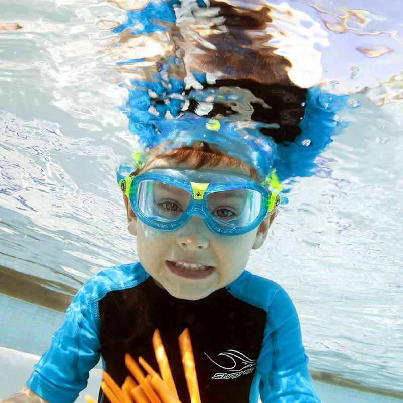 [AUSTRALIA] - Aqua Sphere Seal Kid 2 Swim Goggle Clear Lens / Aqua 