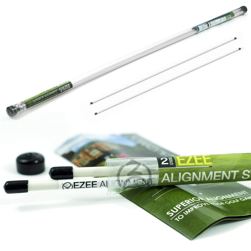 Ezee Golf Alignment Sticks Practice Rods, 40" Swing Alignment Training Sticks - 2 Pack - BeesActive Australia