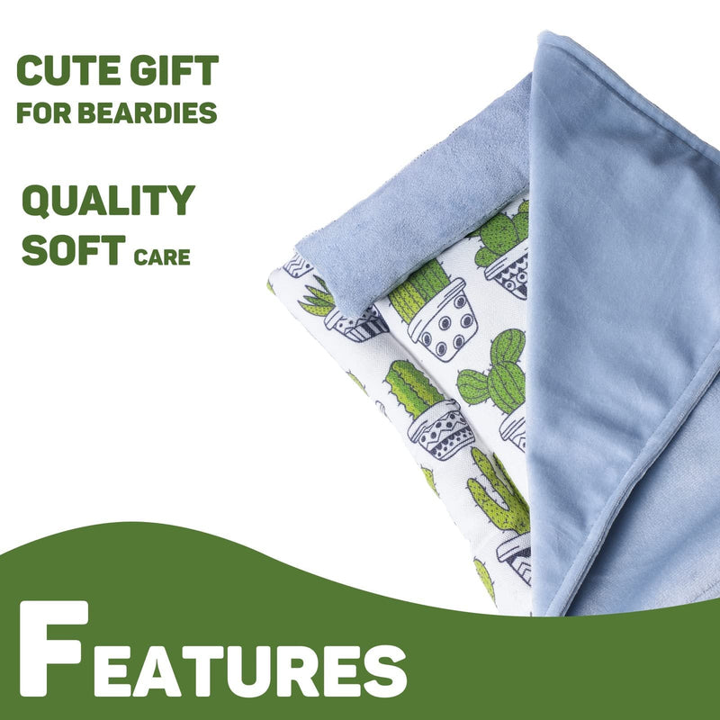 MRREPTILE Bearded Dragon Bed Blanket, Reptile Sleeping Bag, Ideal for Bearded Dragon Leopard Gecko Tank or Cage - BeesActive Australia