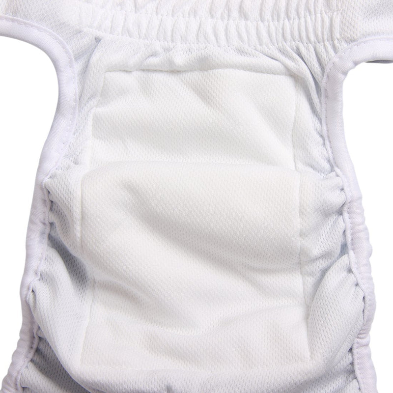 JoyDaog(3 Pack Small Dog Diapers for Female Reusable Premium Jean Puppy Wrap Large (Pack of 3) 3pcs Jeans - BeesActive Australia