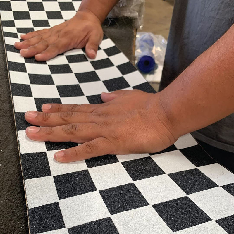 BlackWidow 9" x 33" Skateboard Griptape/Grip Tape 1 Sheet, Checker - BeesActive Australia