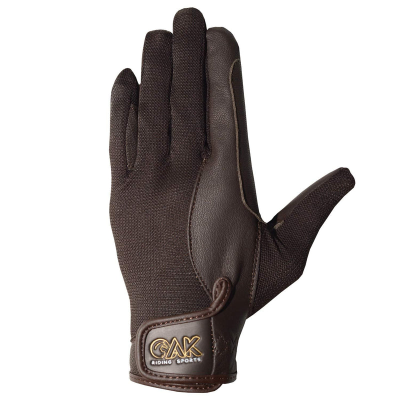 AK Summer Horse Riding Gloves in Soft Leather with Breathable Mesh, Solar Tech AKRS-5021 Small Brown - BeesActive Australia
