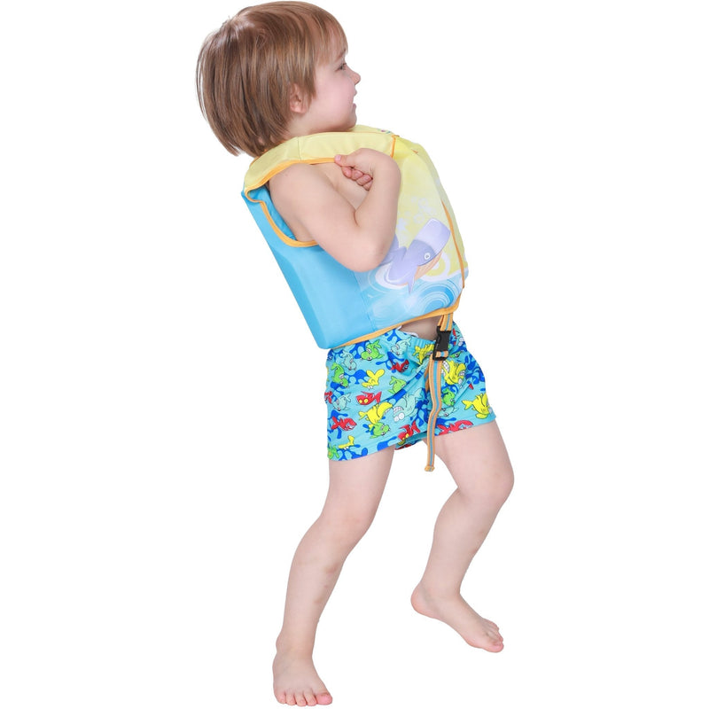 Megartico Kids Swim Vest Float Jacket Swimming Jacket Buoyant Aid Seahorse 5-7 - BeesActive Australia