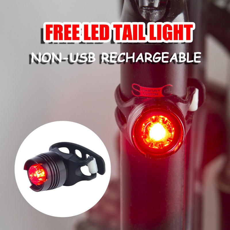 Bike Light, Bicycle Light USB Rechargeable Super Bike Headlight and Back Light Set,Installs in Seconds Without Tools, Powerful Bike Headlight fit for: Mountain road Bikes, Front & Back Illumination - BeesActive Australia