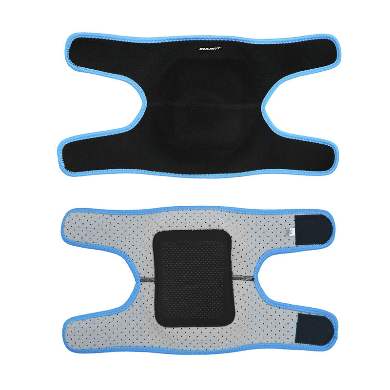 [AUSTRALIA] - Sborter Protective Knee Pads for Children, Soft Adjustable Kids Elbow Pads with Thick Sponge, Protect The Knee & Elbow, 1 Pair Kneepad-Blue M 