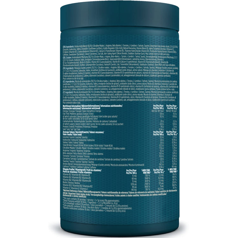 Kinetica PreFuel, Pre Workout, 5.7g Amino Acids & 2.2g BCAA's per Serving, 30 Servings, Citrus, 300g - BeesActive Australia