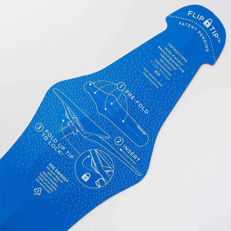 Ass Savers Bicycle Saddle Mudguard | Regular for 23-35 mm Tires, Commuter, Road, Cyclo Cross | Big for 30-50 mm with Upto 55 mm Wide, Generation 4, Rain Protection, No Tools Mount, Patented Flip Tip - BeesActive Australia