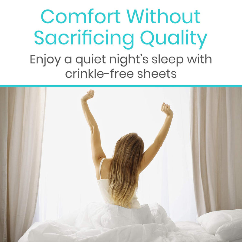 Vive Incontinence Bed Pad Sheets - Washable Mattress Protectors for Women, Men, Elderly, Kids, Pets - Overnight Urinary - Reusable Dry Underpad - Silent, Soft Protection (86 cm x 91 cm, 1) 86 cm x 91 cm 1.0 - BeesActive Australia