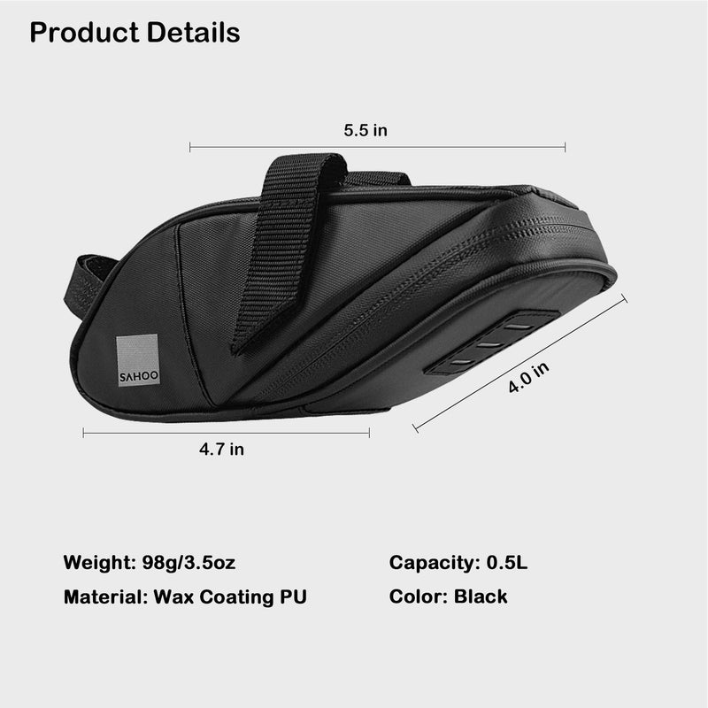 Roswheel Race Series 131432 Ultralight Bike Saddle Bag Bicycle Under Seat Pouch Cycling Wedge Pack for Road Bike 132054 - BeesActive Australia