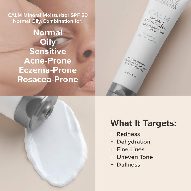 Paula's Choice CALM SPF 30 Mineral Moisturizer Broad Spectrum Sun Protection, 2 Ounce Tube, for Normal Oily and Combination Sensitive Skin-For Redness Relief - BeesActive Australia