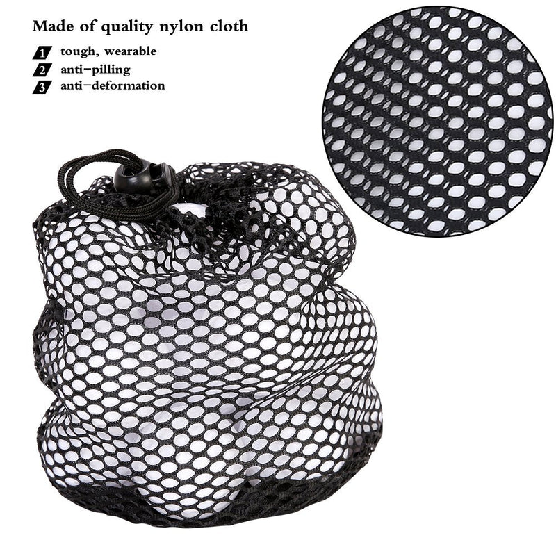 VGEBY1 Golf Ball Bag,Washable Golf Mesh Drawstring Pouch with 3 Sizes for Golf Accessory Small - BeesActive Australia