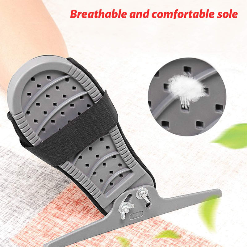 Ankle Foot Fracture Orthopedic Broken Surgical Foot Ankle Rehabilitation Wooden Walker Shoes Adjustable Walking Boot Open Toe Plaster Cast Shoes Ankle Walker Brace Support for Fractures Ligament (L) L - BeesActive Australia