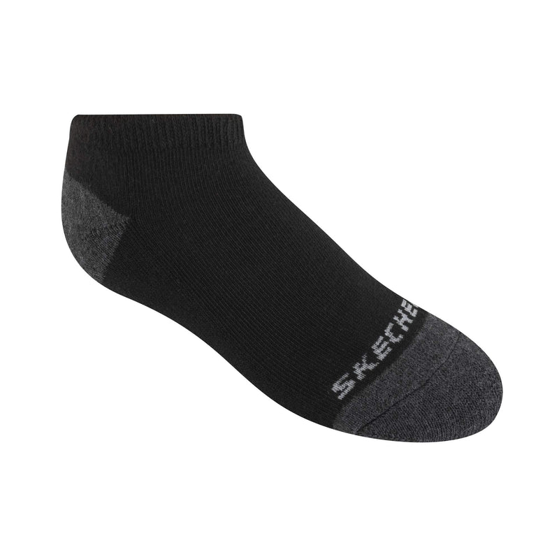 Skechers boys Skechers Boys' 10 Pack No Show Socks 7-8.5 Black - BeesActive Australia