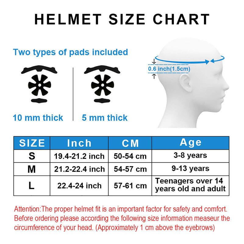 Kids Bike Helmet Toddler Helmet Children Multi-Sport Helmet Impact Resistance Ventilation Adjustable Helmet Skateboard Cycling Helmet Black Small: 18.9"-21.26" / 48cm-54cm - BeesActive Australia