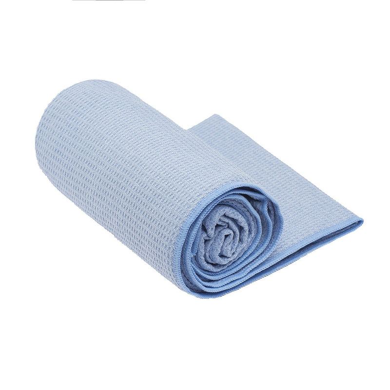 Shandali Hot Yoga Towel - Stickyfiber Yoga Towel - Mat-Sized, Microfiber, Super Absorbent, Anti-Slip, Injury Free, 24" x 72" - Best Bikram Yoga Towel - Exercise, Fitness, Pilates, and Yoga Gear Standard Forgetmenot - BeesActive Australia