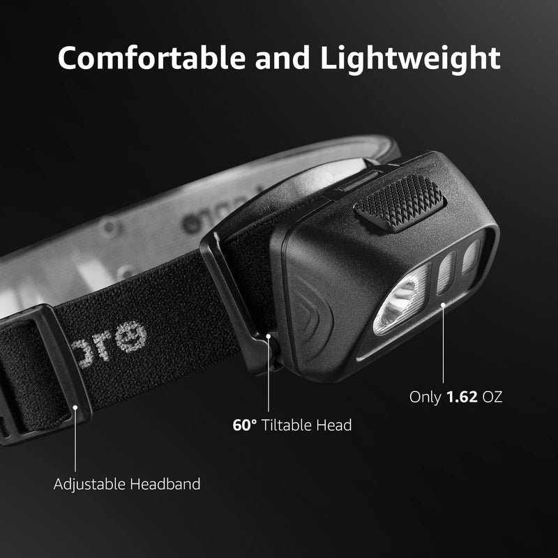 LED Headlamp Flashlights, Super Bright 1500Lux Head Lamp with 6 Lighting Modes, IPX4 Water Resistance, Perfect for Adults and Kids, Batteries Not Included - BeesActive Australia