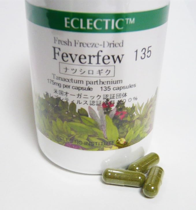 ECLECTIC Feverfew (Feverfew) 175mg x 135 capsules e154 - BeesActive Australia