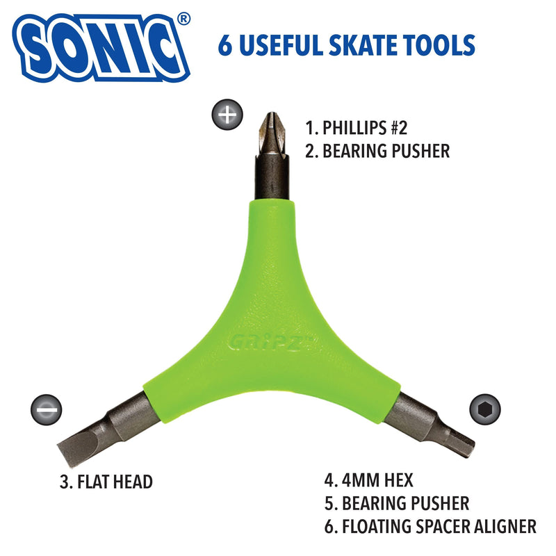 SONIC Gripz Inline Skate Tool - 6 Skate Tools in 1 - BeesActive Australia