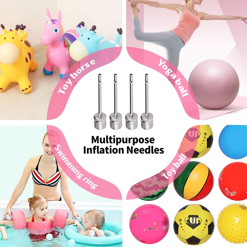 MoTrust Stainless Steel Air Pump Needle,Premium Inflation Needles,Pump Needle for Football, Basketball, Soccer, Volleyball or Rugby Balls with Portable Storage Box-16PACK - BeesActive Australia