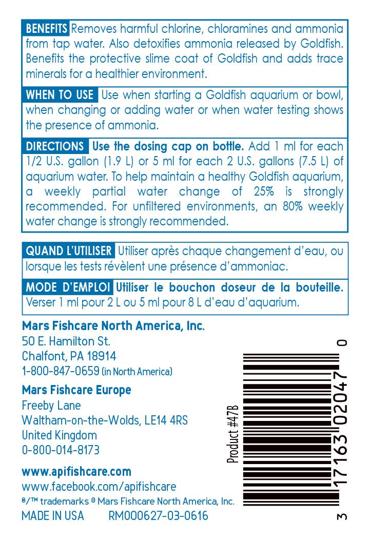 API GOLDFISH PROTECT Aquarium Water Conditioner 4-Ounce Bottle - BeesActive Australia