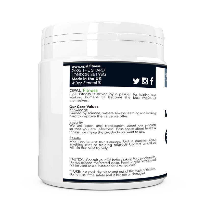Creatine Monohydrate Tablets by Opal Fitness – Easy to Swallow Vegan Tablets - Scientifically Proven to Increase Muscle Strength, High Intensity Explosive Energy, and Build Lean Muscle Mass - BeesActive Australia