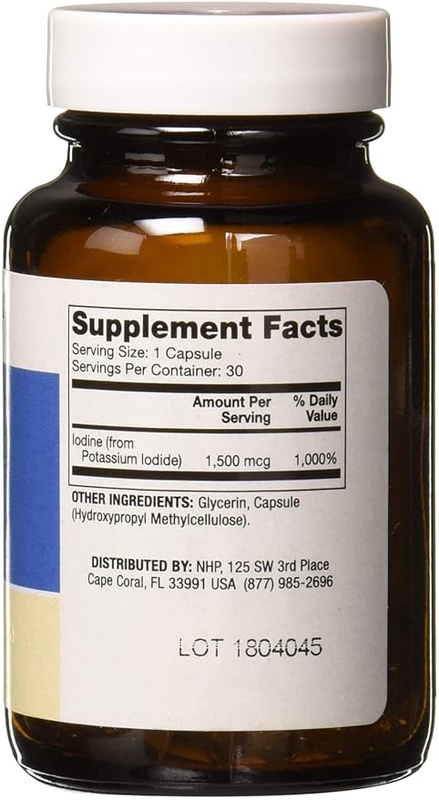 Dr. Mercola, Premium Supplements, Iodine, 30 Capsules - BeesActive Australia